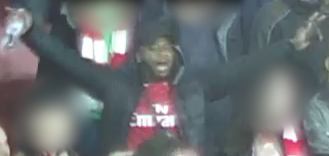 Image of Arsenal fan released after Dele Alli hit on head with water bottle CO2341-18-Arsenal suspect