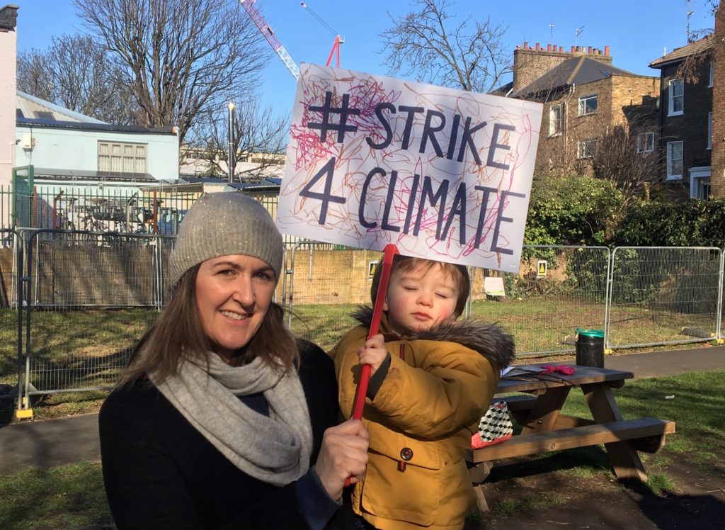 Islington youngsters take part in climate change march lucy