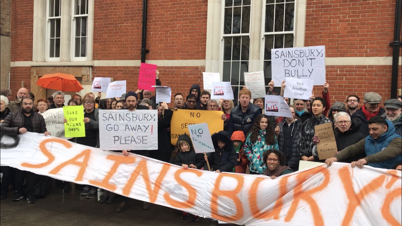 Fourth time unlucky for Sainsburys in Blackstock Road? BlackStock Sainsburys