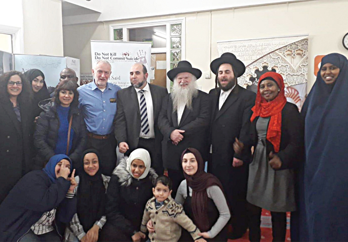 Jeremy Corbyn at Finsbury Park Mosque_credit Jeremy Corbyn