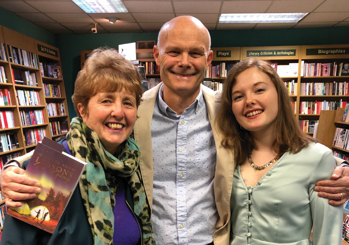 Former headteacher has a novel new career Michael Shew at book lauch