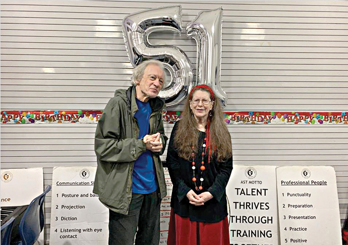 Robinson letter_Anna Scher with husband Charles Verrall_credit Harmonie Hampshire