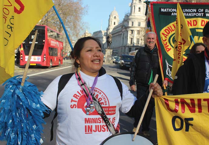 Sacked Topshop cleaner wins ‘right to protest’ case Susana Benavides