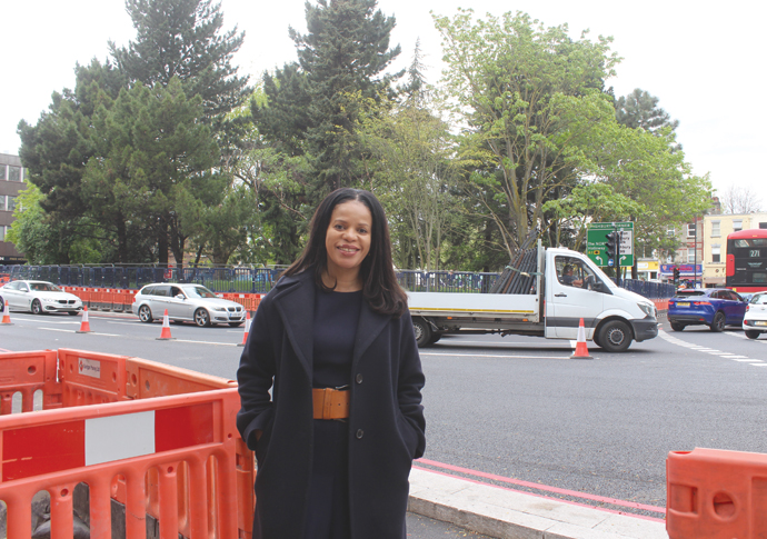 Claudia Webbe at Highbury Corner
