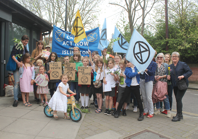 Extinction Rebellion message to Jeremy Corbyn: Be a hero Extinction Rebellion children