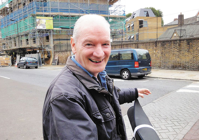 John Healy candid cutout