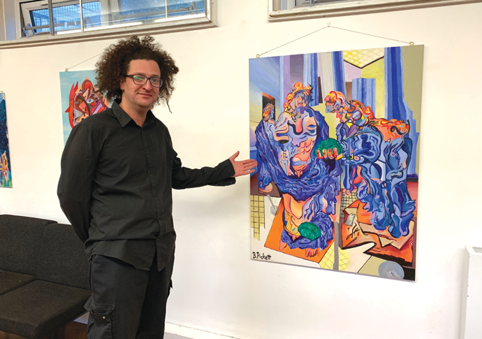 Devilishly good exhibition takes on NHS, Trump… and Brexit Brendan Pickett