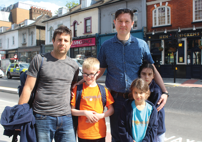 Highbury Corner crossing ‘a danger to pupils’ Dan Gordon and Greg Cloug