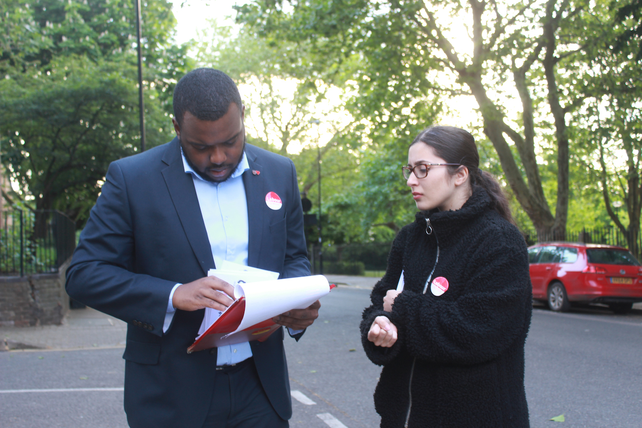 Labour upbeat in Islington over election despite doorstep challenge IMG_1471