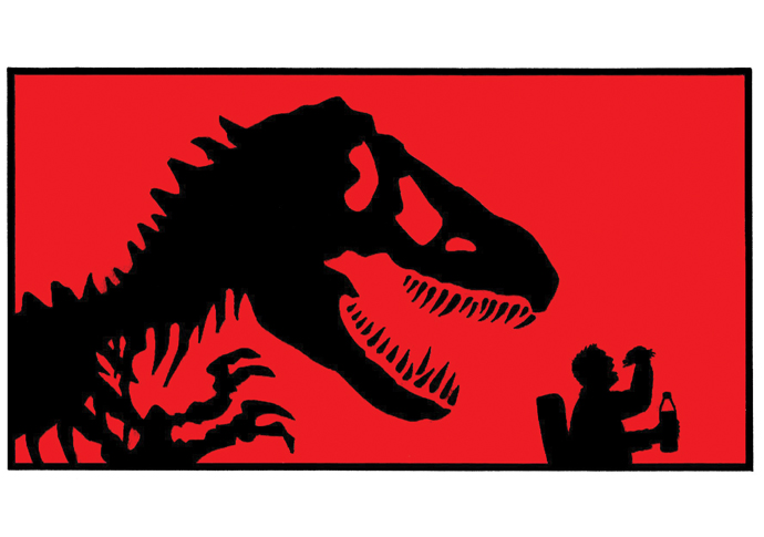 John Sadler cartoon - eating in cinemas