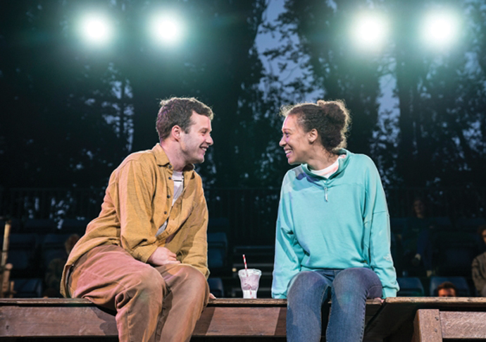 Review: Our Town, at Regent’s Park Open Air Theatre Our Town_Artur Hughes as George Gibbs and Francesca Henry as Emily Webb