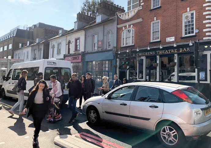 The pedestrian area could reopen to traffic St Paul’s Road crossing