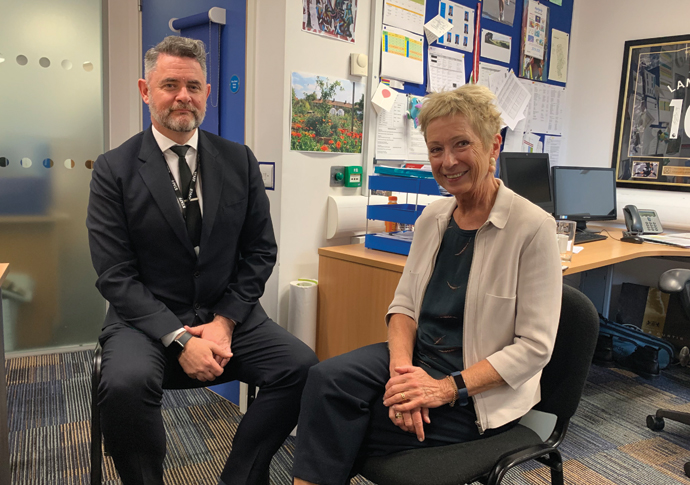 Jo Dibb and Alan Streeter