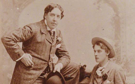 NPG P1122; Oscar Wilde; Lord Alfred Bruce Douglas by Gillman & Co