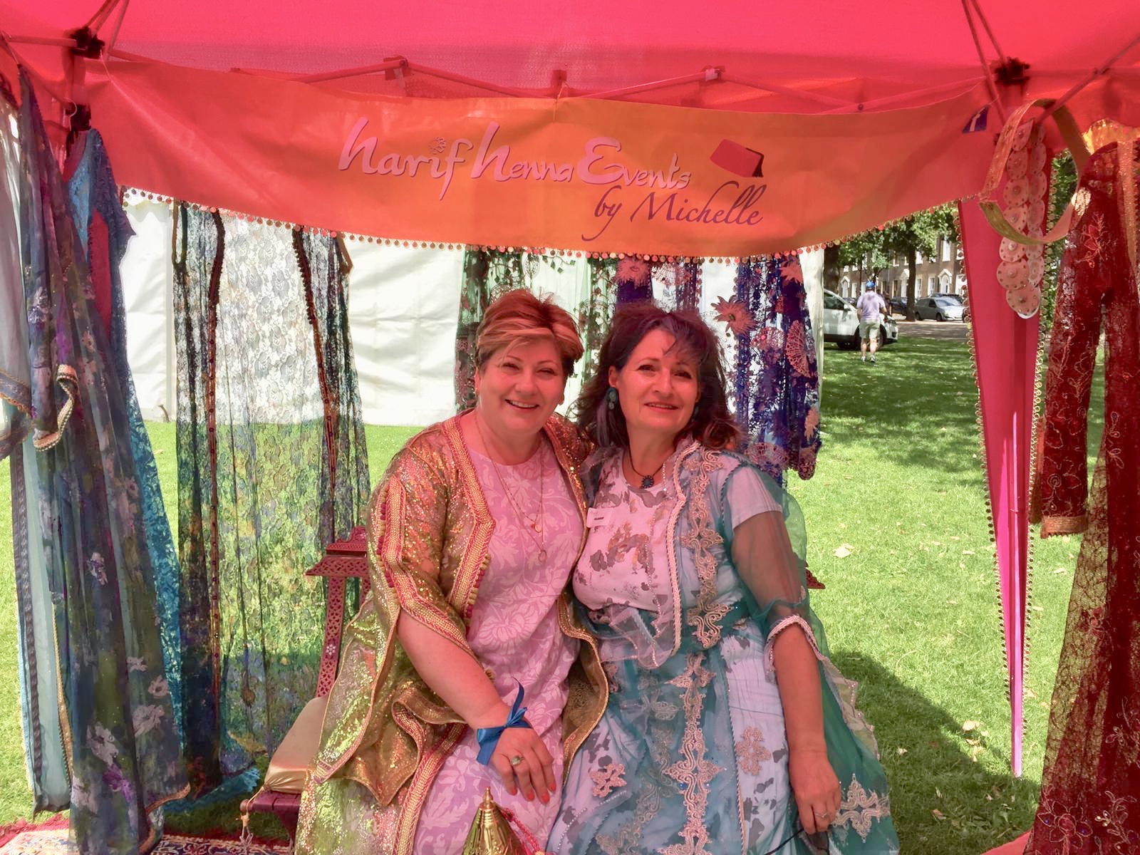 Big Jewish Summer Fete in Highbury a big success 1 MICHELLE WITH EMILY THORN