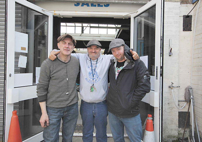 Islington council will not pass private rough sleeper info to the Home Office Jon Glackin with Streets Kitchen volunteers Sam Hadfield and Ronnie Moyse
