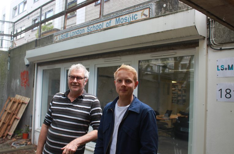 Radio station could move into derelict Gospel Oak garages mosaic tom dobson and david tootill