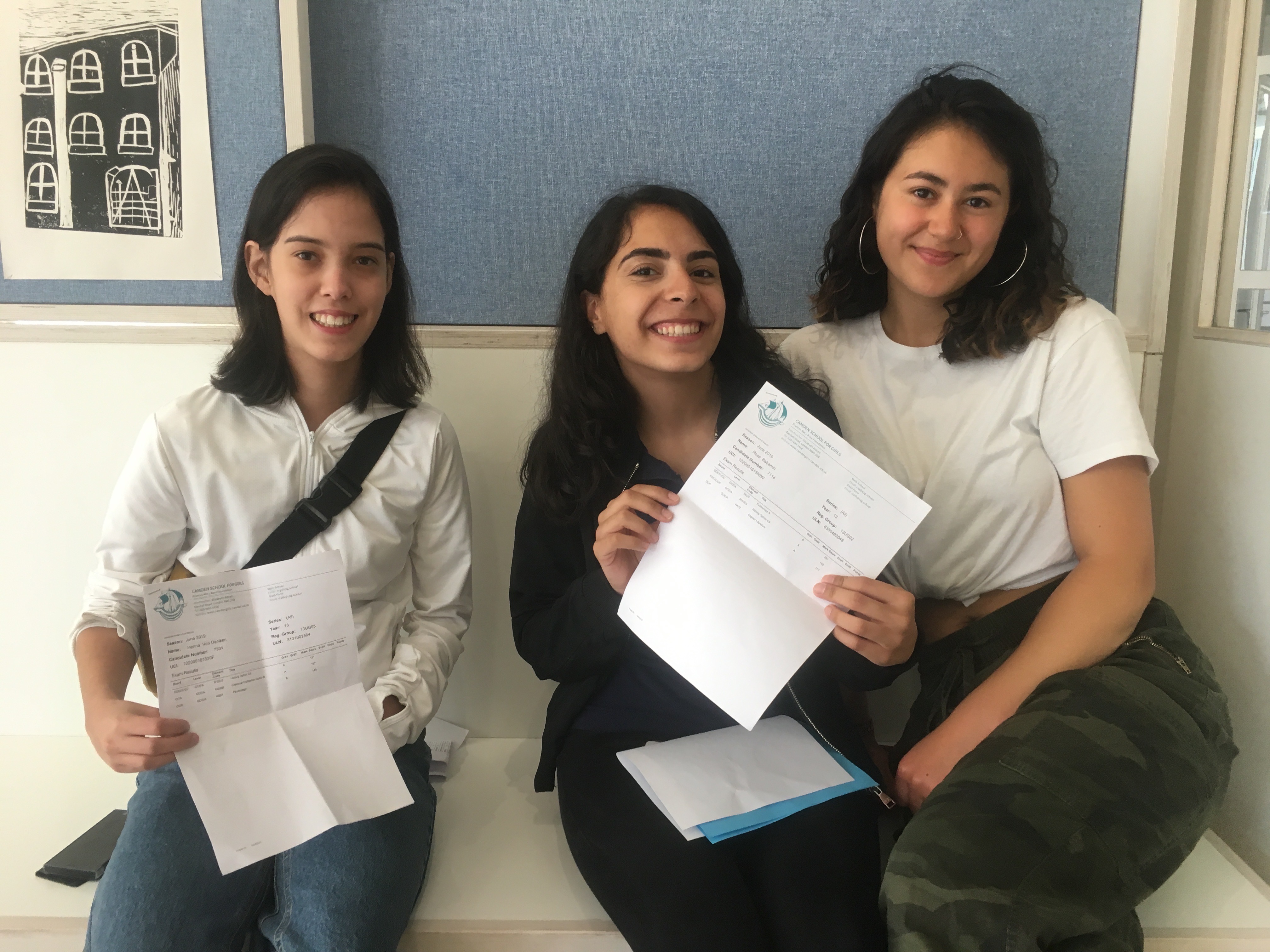 A-level results day success for Camden students A-level results students
