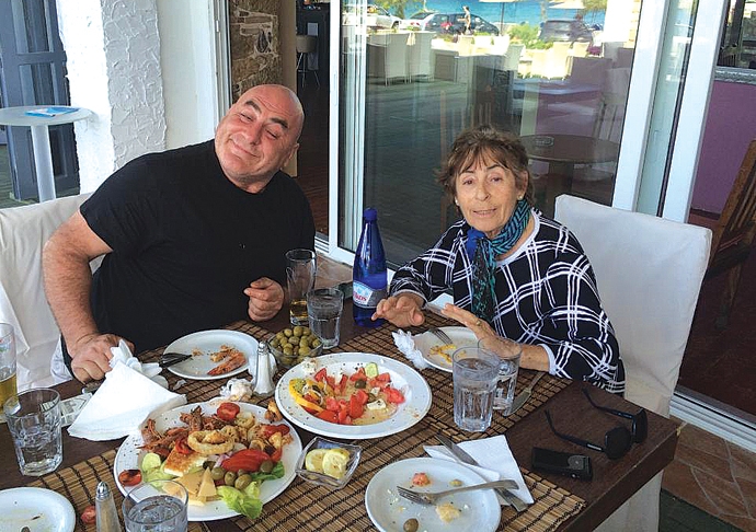 Big Al with mother Vassiliky