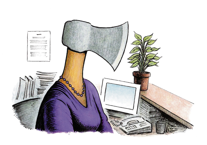 John Sadler Hatchet cartoon