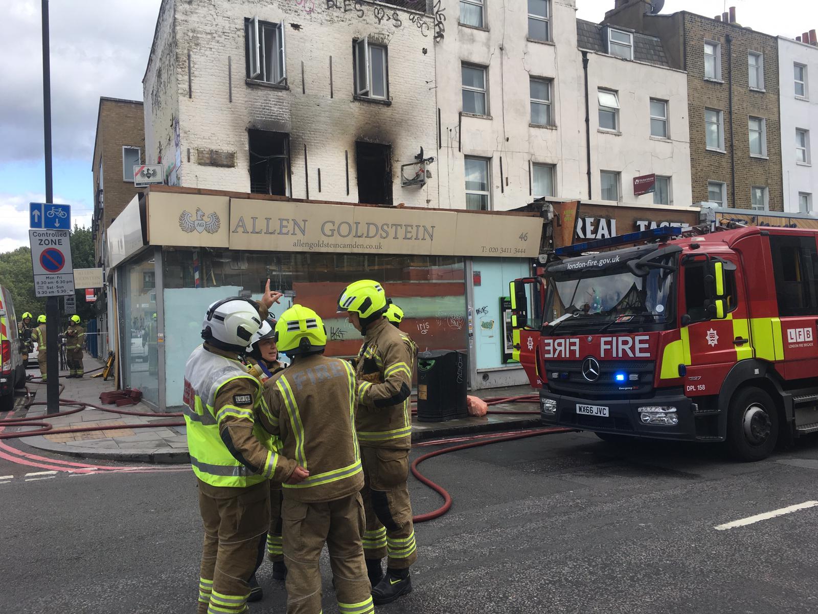 Flat fire above shop in Camden High Street Islington Tribune