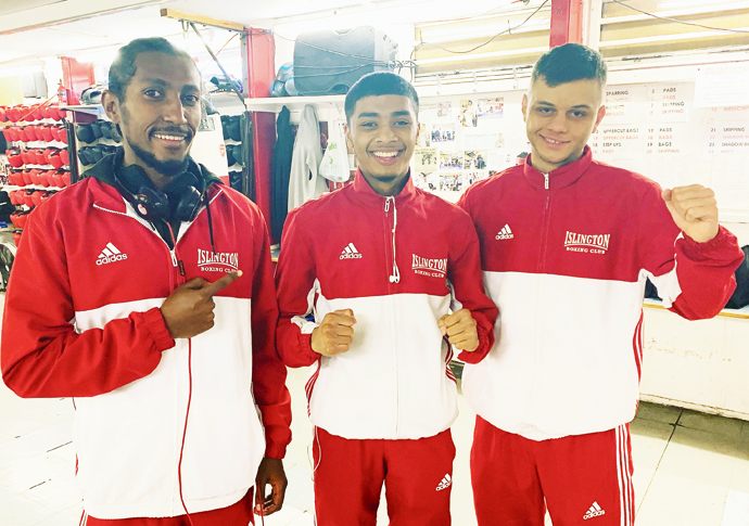 Hits and misses as boxers take on capital fighters Senay Kahsay Ruhel Miah and Islam Llabjani