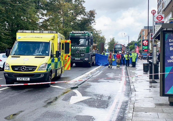 Road death at Finsbury Park ‘blackspot’ after Mayor’s improvements delayed seven sisters OQYD0866