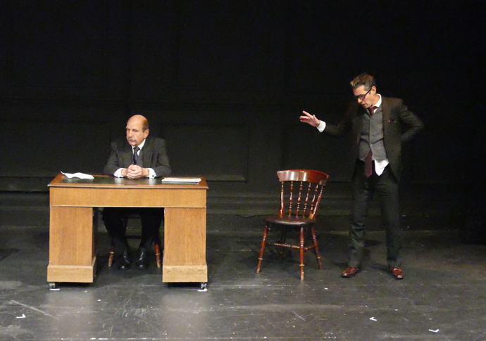 Review: A Modest Little Man, at Upstairs at the Gatehouse A Modest Little Man amlm 1