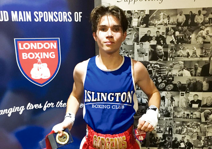 ‘Gorgeous’ George wins ugly as boxing club gets two champions Gorgeous George Bartlett