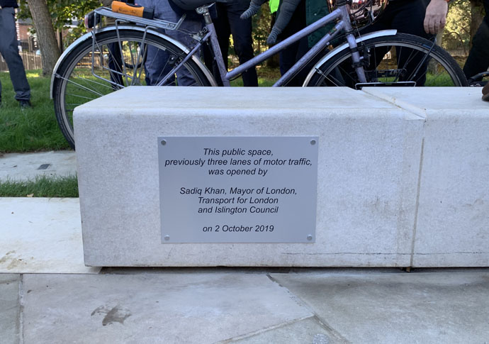 Highbury Corner stone