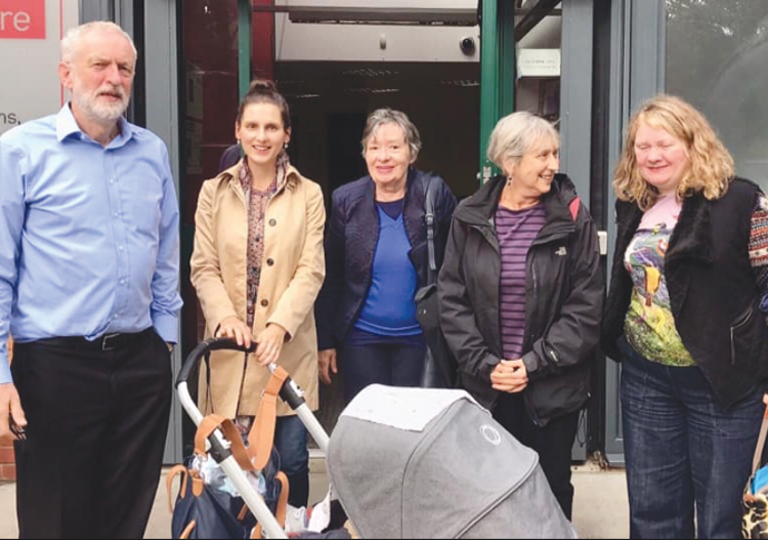 Brexit protesters ask Corbyn to join them Jeremy Corbyn with Islington in Europe