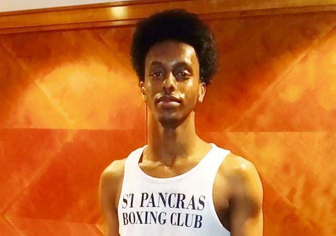Rah’ talent of teenager in the ring Abdul-Rahman cutout