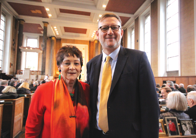 Baroness Sarah Ludford and James Kempton