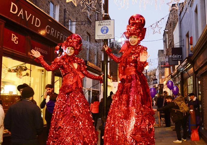 Christmas switch-on in Angel set to be all aglow Glow angels DSC_5525