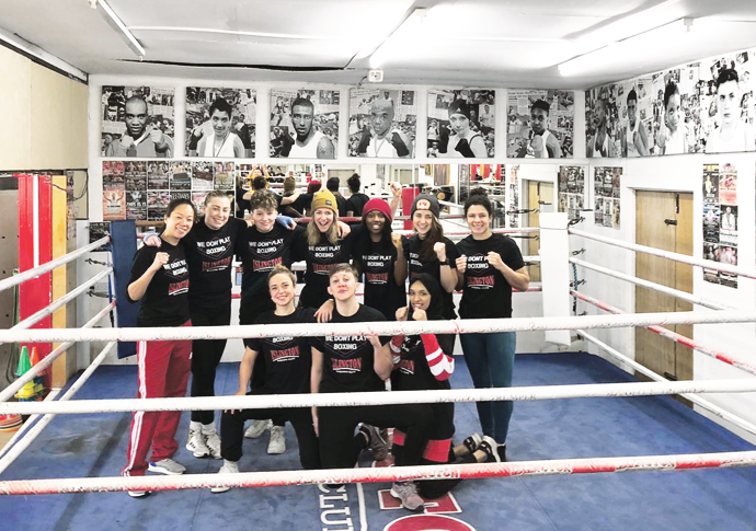 Women boxers: Give us a hand! Islington Boxing Club IMG_7924