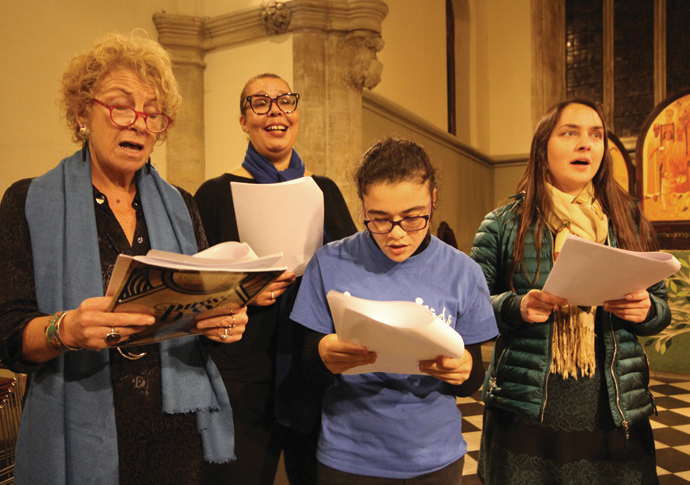Charity choir comes home Kith and Kids choir