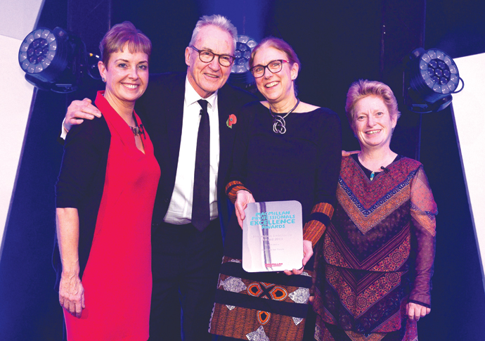 Innovation award for Whittington cancer team Larry Lamb
