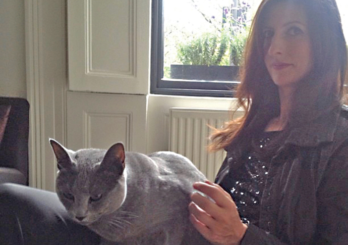 Search for missing Highbury moggy Minka Sarah Page with Minka the cat