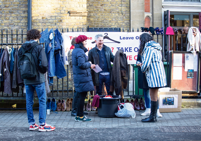 Businesses offer help as more rough sleepers face winter on streets Homeless 9B8A8377