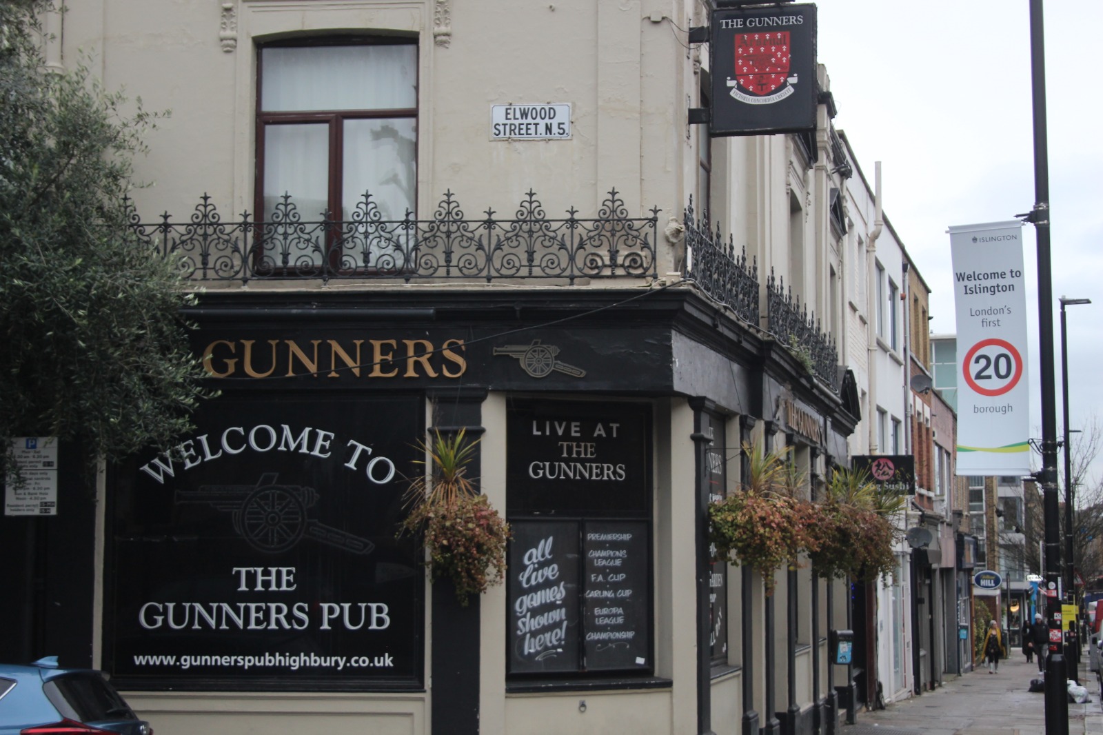 The Gunners Pub on Blackstock Road