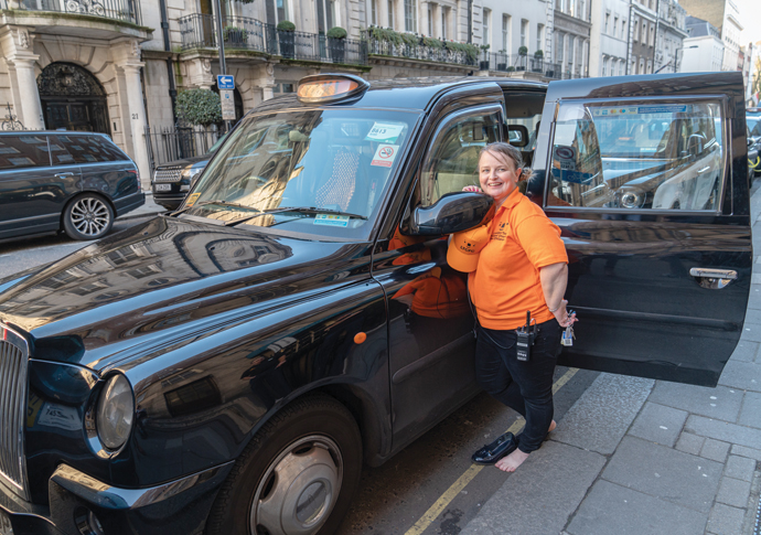 Cabbie Claire to climb mountain Claire Zazzara - Londons Shortest Cabbie 2