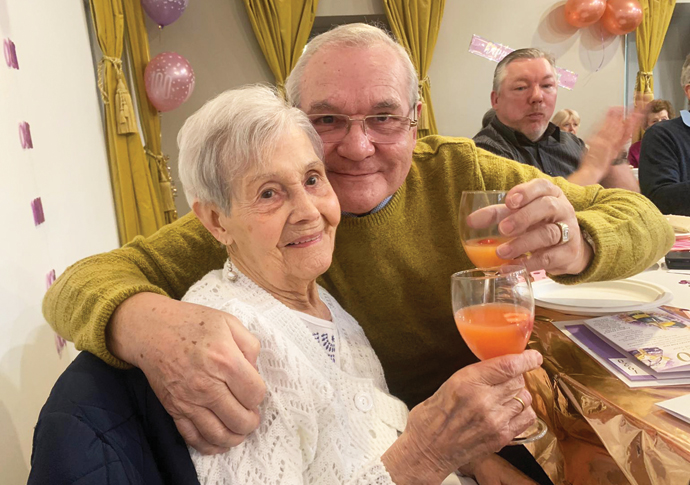 Gladys Smith and her son Fred