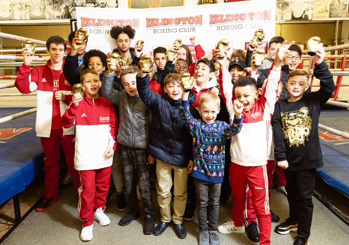 Glitzy night at club that packs a punch Islington Junior Boxers