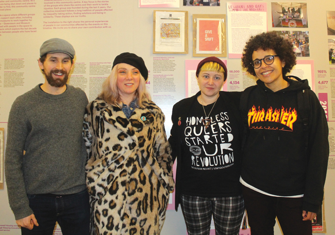 Former fire station in Clerkenwell gets new life as LGBTIQ+ homeless centre Museum of Homelessness founders Matt Turtle and Jess Outside Project founder Carla Escola and Laik Escola