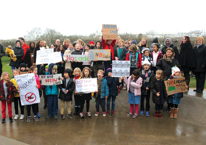 Ocado protests
