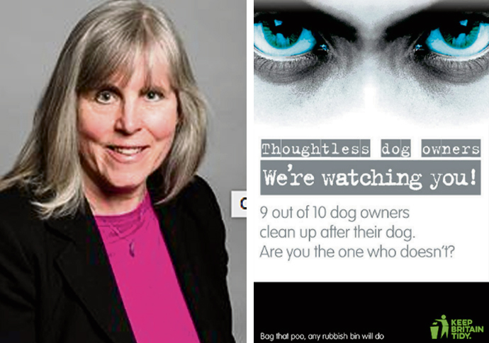 Fears ‘we’re watching you’ dog-fouling posters could scare kids Dog fouling poo poster