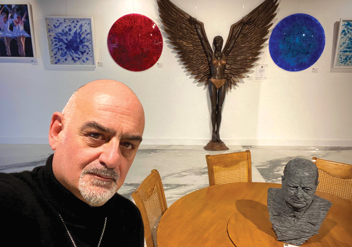 Angel descends on new gallery Gulliver_John Themis