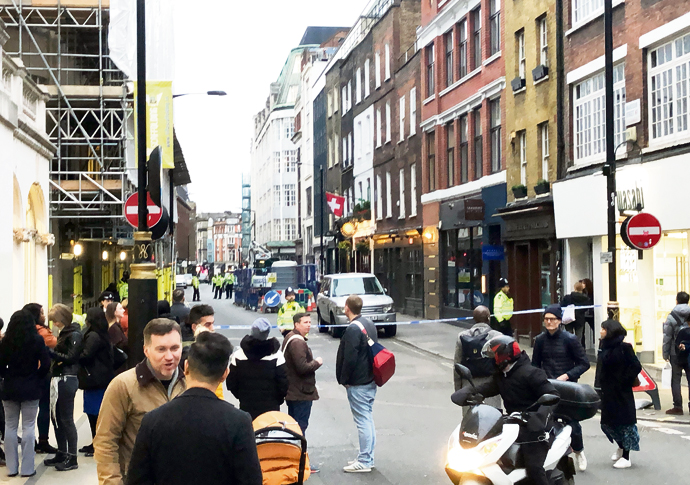 WW2 bomb find clears the streets of Soho Soho bomb 2