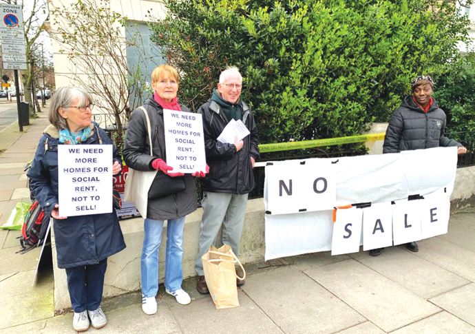Young people ‘pushed out of Islington’ Tollington Road_Valerie far right