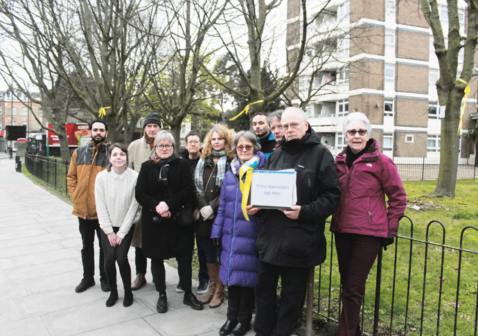 Pollution fears as Highbury Corner trees face the chop Highbury Corner trees